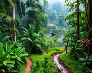 Dschungeltrekking im Amazonasgebiet, Brasilien