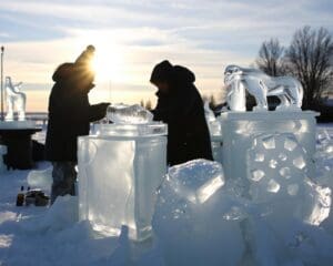 Eisschnitzerei lernen: Kunst im Eis