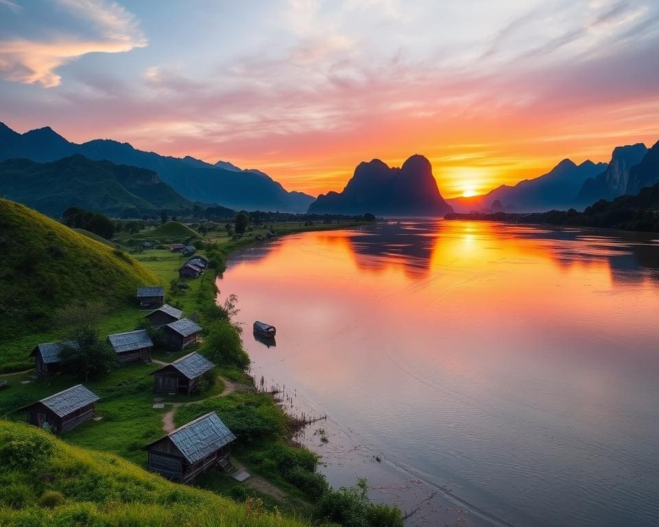 Flusslandschaften in Hpa-An