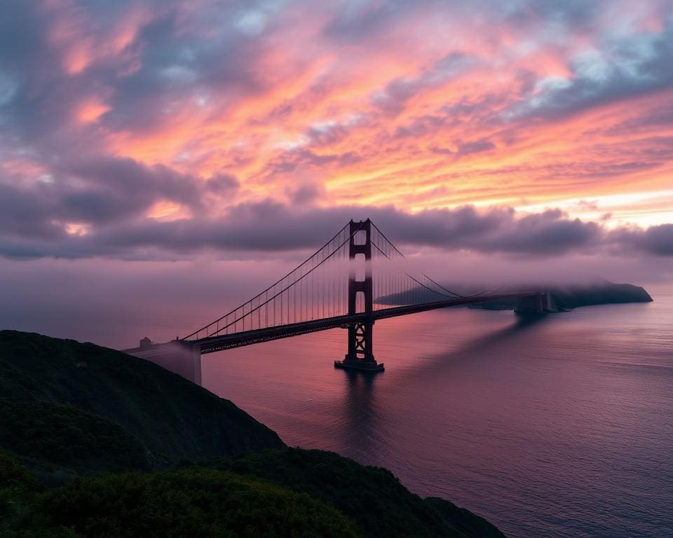 Golden Gate Bridge und Alcatraz