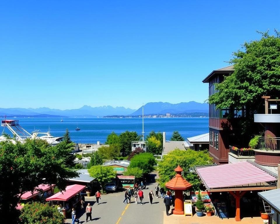 Granville Island und Englisch Bay in Vancouver