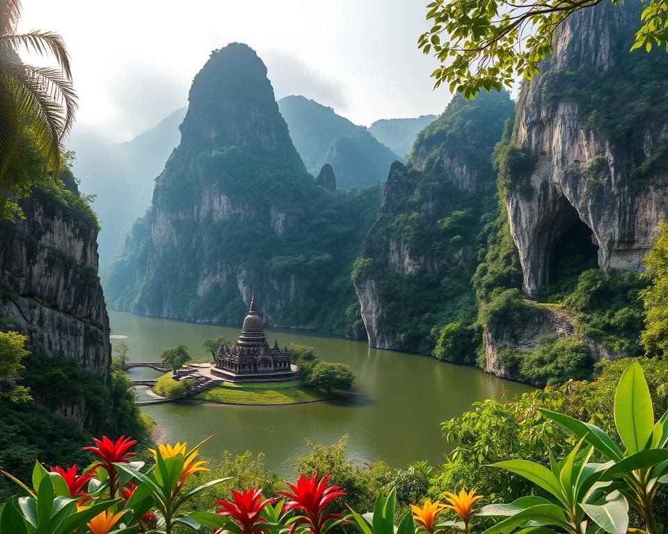 Hpa-An: Höhlentempel und Flusslandschaften in Myanmar