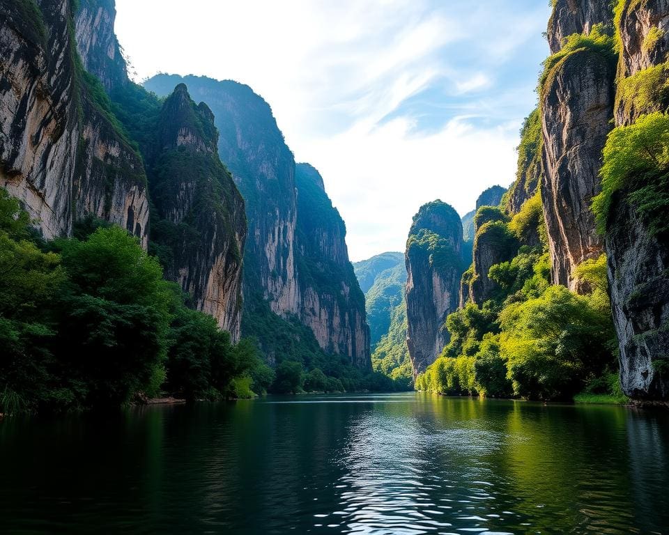 Kalksteinfelsen in Hpa An