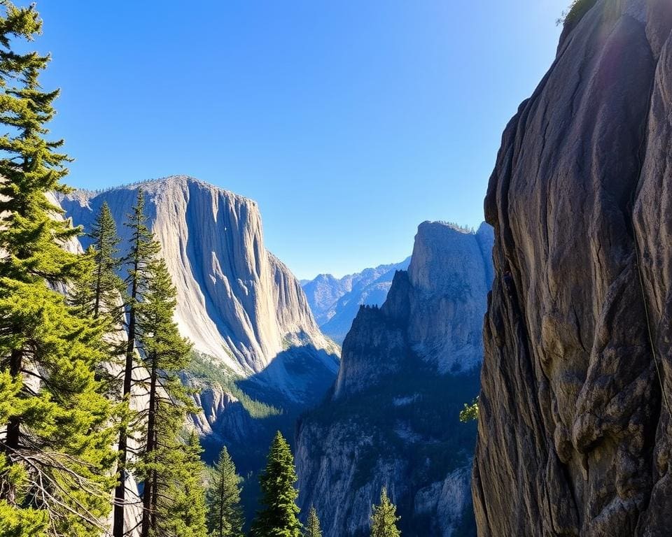 Klettern im Yosemite-Nationalpark, Kalifornien