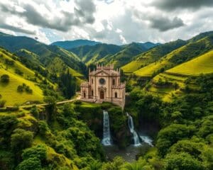 Las Lajas: Flussheiligtum und Wasserfälle in Kolumbien