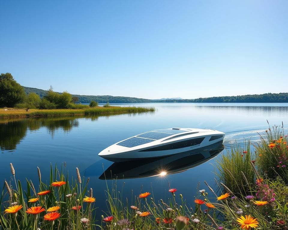 Solarboot fahren: Nachhaltig übers Wasser