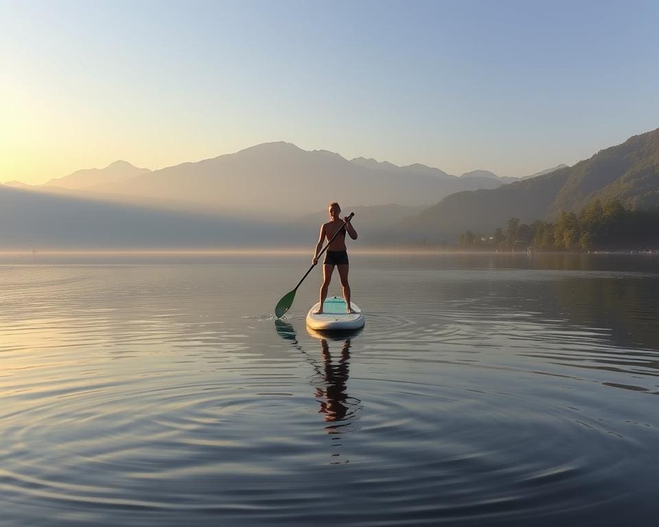 Stand-up-Paddling: Balance auf dem Wasser