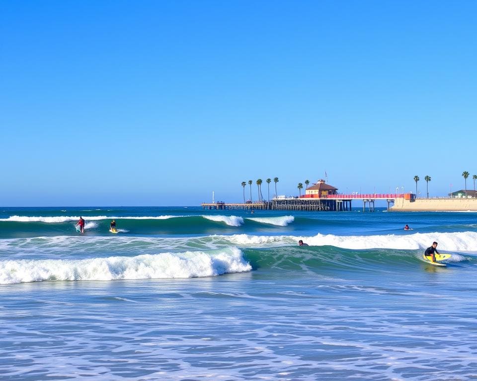 Surfen in Santa Cruz, Kalifornien