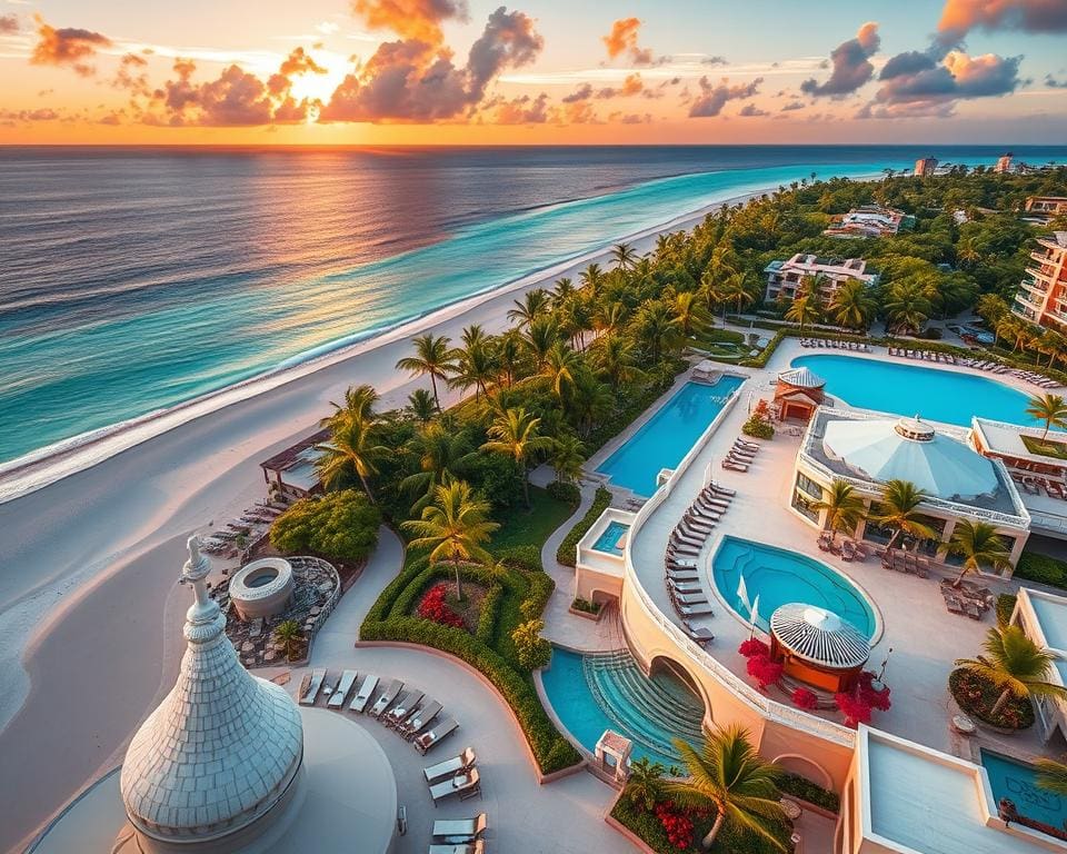 luxuriöse Beach-Resorts in Cancún