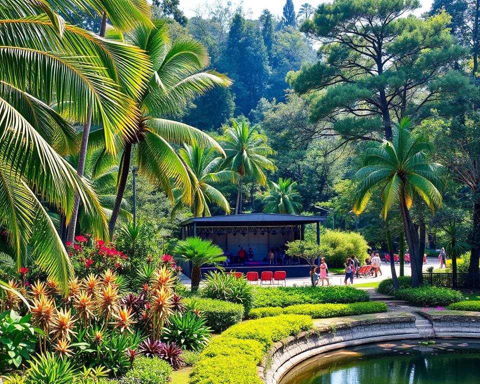 tropische Parks in San José