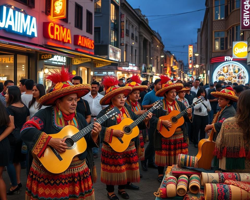 Andenmusik in Lima