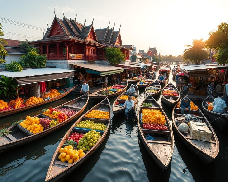 Floating Markets in Bangkok