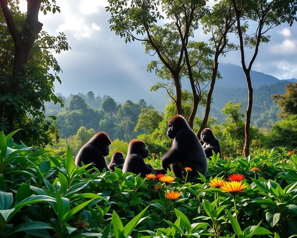 Gorilla-Tracking in Ruanda