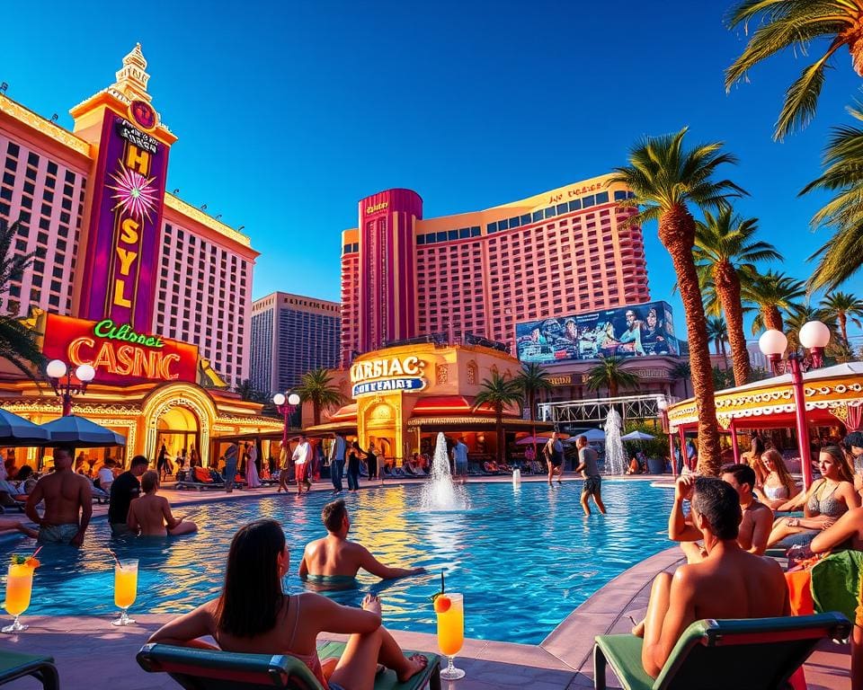 Las Vegas: Luxus-Casinos und Poolpartys