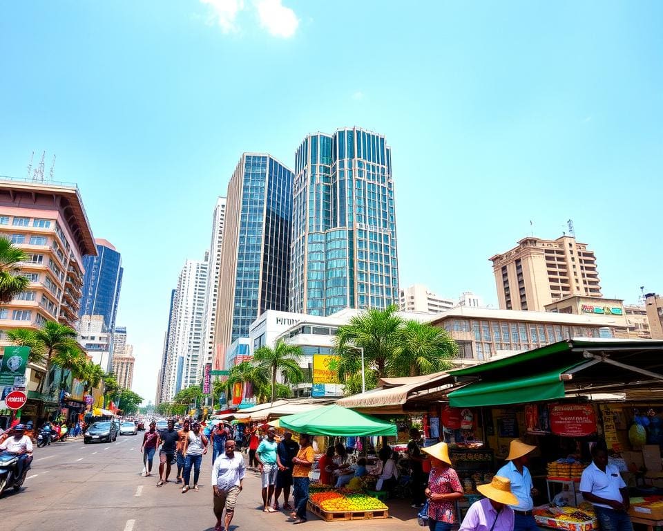 Plateau-Viertel in Abidjan