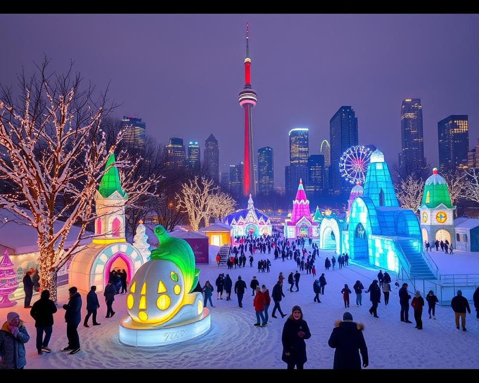 Toronto: Winterkarneval und kunstvolle Lichtshows