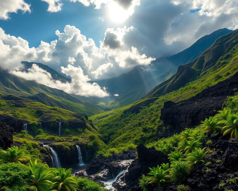 vulkanische Landschaften