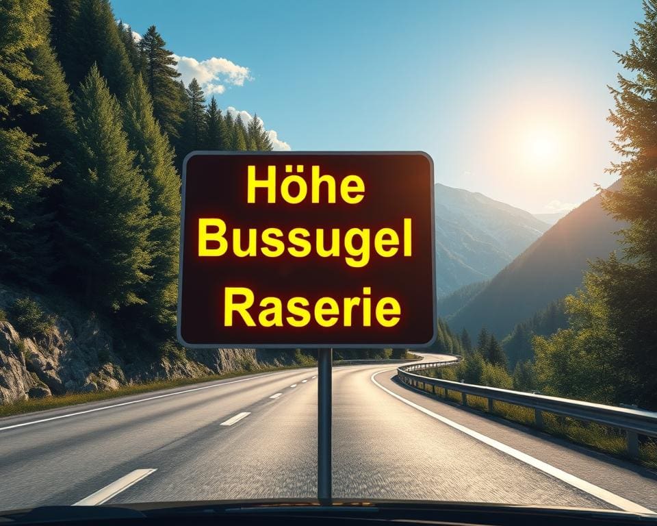 Höhe Bußgeld Raserei